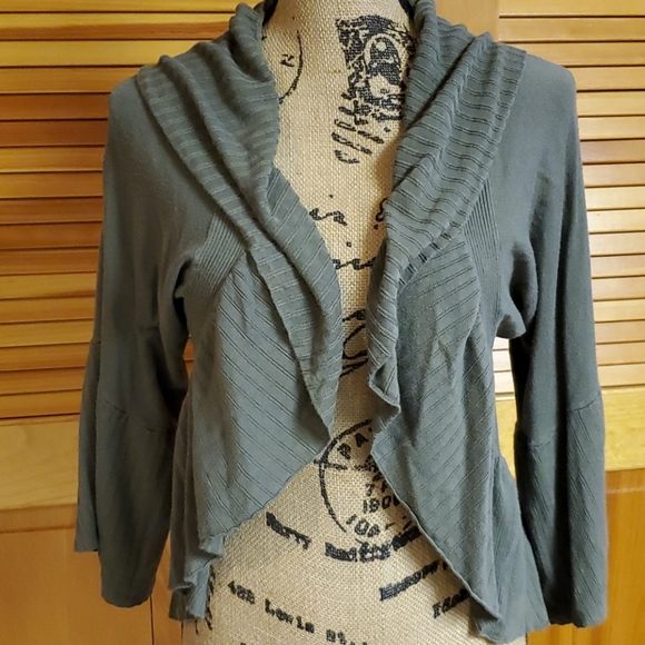 Kenar Sweaters - Kenar brand, light green, short cardigan sweater